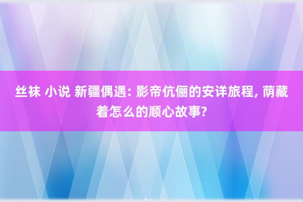 丝袜 小说 新疆偶遇: 影帝伉俪的安详旅程， 荫藏着怎么的顺心故事?
